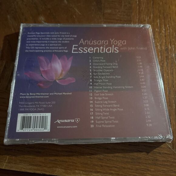 New CD: Anusara Yoga Essentials with John Friend OOP Rare - Picture 2 of 2